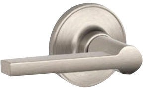 Dexter J Series J10V SOL 619 Passage Lever, Mechanical Lock, Satin Nickel, Metal, Residential, 3 Grade, ADA Compliant