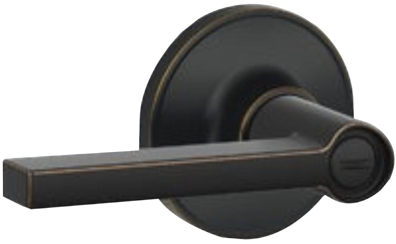 Dexter J Series J10V SOL 716 Passage Lever, Mechanical Lock, Aged Bronze, Metal, Residential, 3 Grade, ADA Compliant