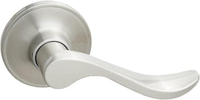 Schlage J Series J10VSEV619 Passage Lever, Mechanical Lock, Satin Nickel, Metal, Residential, 3 Grade, ADA Compliant