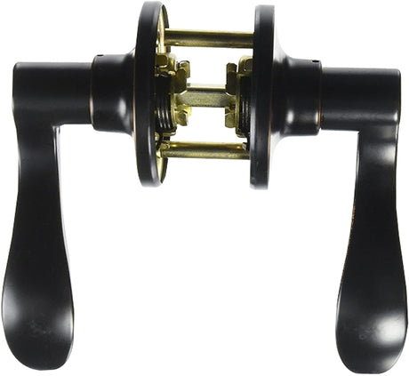 Schlage J Series J10VSEV716 Passage Lever, Mechanical Lock, Aged Bronze, Metal, Residential, 3 Grade, ADA Compliant