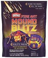 Ortho Mount Blitz 0283105 Fire Ant Killer, Solid, Home Lawns, Around Ornamental Plants, Flowers, Shrubs and Trees, Bag