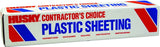 Poly-America CF01512-200C Painter's Sheeting, 1-1/2 mil Thick, 200 ft L, 12 ft W, Clear