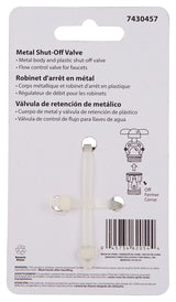 Landscapers Select GC5043L Hose Shut-Off Valve, 3/4 in, Female, 1-Port/Way, Zinc Body, Silver, Chrome