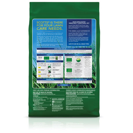 Scotts Green Max All-Purpose Lawn Fertilizer For All Grasses 10000 sq ft
