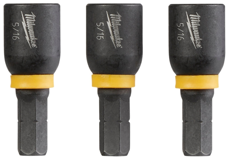 Milwaukee 49-66-4513 Insert Nut Driver, 5/16 in Drive, 1-1/2 in L, 1/4 in L Shank, Hex Shank