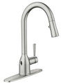 Moen Adler Series 87233SRS Kitchen Faucet, 1.5 gpm, 1-Handle, 1-Faucet Hole, Polymer/Stainless Steel