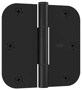 National Hardware Squeak Guard Series N830-447 Door Hinge, 3-1/2 in H Frame Leaf, 3/32 in Thick Frame Leaf, Steel, Screw