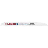 Lenox 22752OSB956R Series Reciprocating Saw Blade, Applicable Materials: Nail-Embedded Wood, Non-Ferrous Metal, 9 in L, Pack of 50