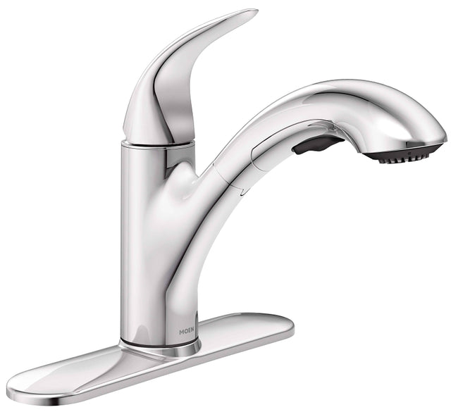 Moen Medina Series 87039SRS Pull-Out Kitchen Faucet, 1.5 gpm, 1-Faucet Handle, 1 or 3-Faucet Hole, Stainless Steel