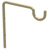 National Hardware N275-508 Long Utility Hook, 7-15/16 in L, 9 in H, Steel, Brushed Gold, Screw, Wall