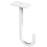 National Hardware N275-512 Long Hook, 5 in H, Steel, White, Ceiling, Screw