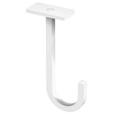 National Hardware N275-512 Long Hook, 5 in H, Steel, White, Ceiling, Screw
