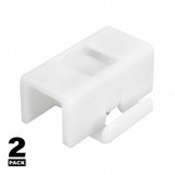 Prime-Line G 3065 Roller Assembly, 3/8 in W, 7/8 in L, Nylon/Plastic, White