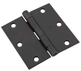 National Hardware SPB512 Series N830-425 Door Hinge, 3-1/2 in W Frame Leaf, 3-1/2 in H Frame Leaf, Steel, Removable Pin