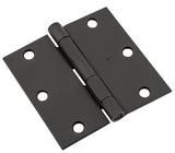 National Hardware SPB512 Series N830-425 Door Hinge, 3-1/2 in W Frame Leaf, 3-1/2 in H Frame Leaf, Steel, Removable Pin