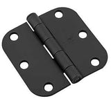 National Hardware N830-427 Door Butt Hinge, 3 in H Door Leaf, 0.08 ga Thick Door Leaf, 3 in H Frame Leaf, Steel, 50 lb