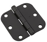 National Hardware N830-427 Door Butt Hinge, 3 in H Door Leaf, 0.08 ga Thick Door Leaf, 3 in H Frame Leaf, Steel, 50 lb