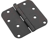 National Hardware N830-429 Door Butt Hinge, 4 in H Door Leaf, 0.08 ga Thick Door Leaf, 4 in H Frame Leaf, Steel, 55 lb