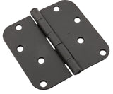 National Hardware N830-429 Door Butt Hinge, 4 in H Door Leaf, 0.08 ga Thick Door Leaf, 4 in H Frame Leaf, Steel, 55 lb