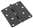 National Hardware N830-432 Door Butt Hinge, 4 in H Door Leaf, 0.08 ga Thick Door Leaf, 4 in H Frame Leaf, Steel, 55 lb