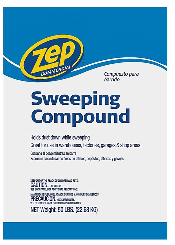 Zep HDSWEEP50 Sweeping Compound, 50 lb Bag, Pink, Solid, Odorless