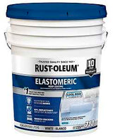 Rust-Oleum 710 Series 301994 Elastomeric Roof Coating, White, 5 gal, Pail, Liquid