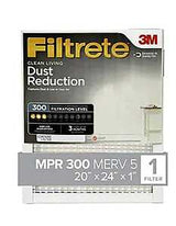 Filtrete 326-4 Air Filter, 24 in L, 20 in W, 5 MERV, 300 MPR, Synthetic Frame, Pack of 4