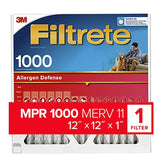 Filtrete 9810-4 Air Filter, 12 in L, 12 in W, 11 MERV, 1000 MPR, Polypropylene Frame, Pack of 4