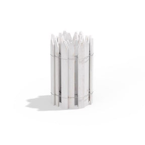 Greenes 144 in. L X 16 in. H Wood White Garden Fence, Pack of 4