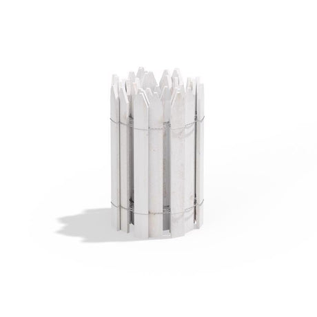Greenes 144 in. L X 16 in. H Wood White Garden Fence, Pack of 4