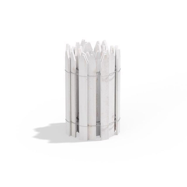 Greenes 144 in. L X 16 in. H Wood White Garden Fence, Pack of 4