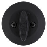 Kwikset 660 Series 660 514 SMT CP K6 Deadbolt, 3 Grade, Keyed One-Side Key, Zinc, Matte, KW1, SC1 Keyway