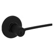 Kwikset 405LRL RDT SMT 51 Entry Lever, Matte Black, Zinc, Residential, Re-Key Technology: SmartKey, 3 Grade