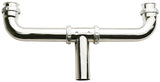 Plumb Pak PP924CP Waste Center Outlet, 1-1/2 in, Slip Joint, 22 ga Thick Wall, Brass