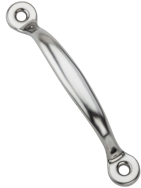 National Hardware N117-727 Door Pull, 4-7/8 in W, 1/2 in D, 4-3/4 in H, Stainless Steel