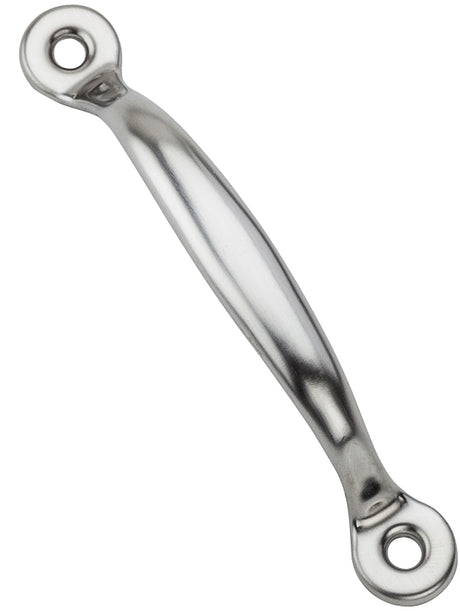 National Hardware N117-727 Door Pull, 4-7/8 in W, 1/2 in D, 4-3/4 in H, Stainless Steel