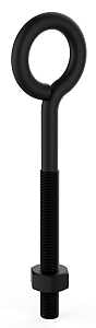 National Hardware N820-086 Series Eye Bolt, 6 in OAL, 3/8 in Thread, 160 lb Working Load, Steel, Storm Shine