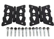 National Hardware N109-218 Butterfly Hinge, 7-1/4 in H Gate Leaf, 23/32 in W Gate Leaf, 0.094 in Thick Gate Leaf, Steel