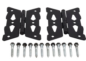 National Hardware N109-218 Butterfly Hinge, 7-1/4 in H Gate Leaf, 23/32 in W Gate Leaf, 0.094 in Thick Gate Leaf, Steel