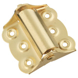 National Hardware N236-034 Spring Hinge, 2-3/4 in L, Steel, Bright Brass, 15 lb