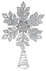 Hometown Holidays 92607 Star LED Projector, 12 in H, Snowflake, Led Projector Bulb, ABS Plastic, Silver, Pack of 6