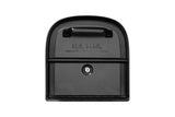 Architectural Mailboxes 6300B-10 Oasis Large Mailbox, Steel, Galvanized, 11.3 in W, 20 in D, 11-1/2 in H, Black