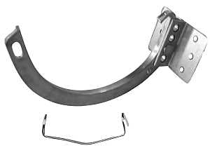 Amerimax CCS105-U #10 Combination Circle and Shank with Spring Clip, Steel, Galvanized, Pack of 50