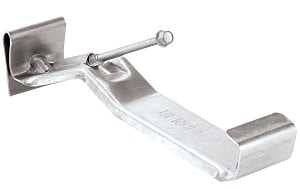 Amerimax 32120P Hidden Hanger, 5.17 in L, 1.26 in W, 1-3/4 in H, Aluminum