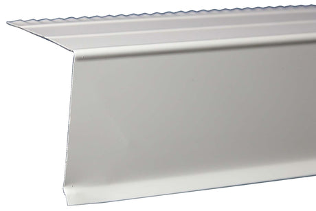 Amerimax 5700200120 Drip Edge, 10 ft L, Hemmed Edge, Steel, White, Pack of 25