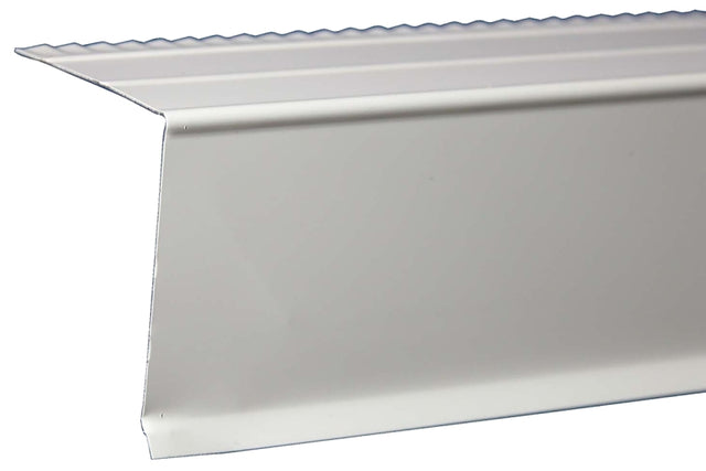 Amerimax 5700200120 Drip Edge, 10 ft L, Hemmed Edge, Steel, White, Pack of 25