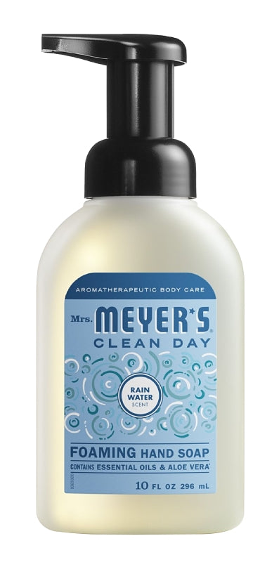Mrs. Meyer's 12102 Hand Soap, Foam, Rain Water, 10 fl-oz Bottle