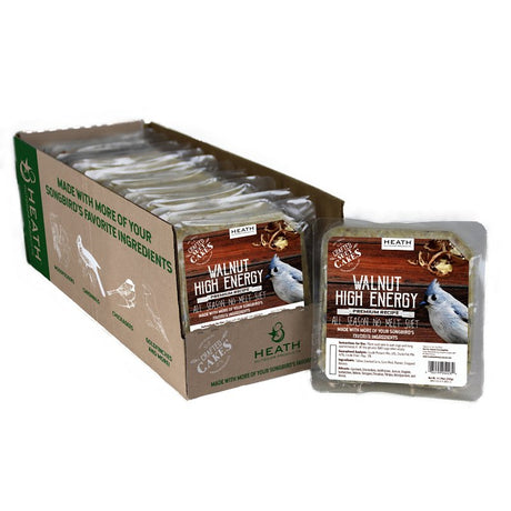 Heath DDC6-12 Corn Wild Bird Seed, 11.75 oz, Crafted Suet, Cake, Pack