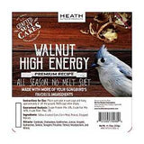 Heath DDC6-12 Wild Bird Seed, Crafted Suet, Cake, 11.75 oz Pack, Ingredients: Chopped Walnuts, Corn, Peanuts, 12/PK
