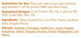 Heath DDC5-12 Cracked Corn Crafted Suet Cake, 11.75 oz, Pecan Sunrise